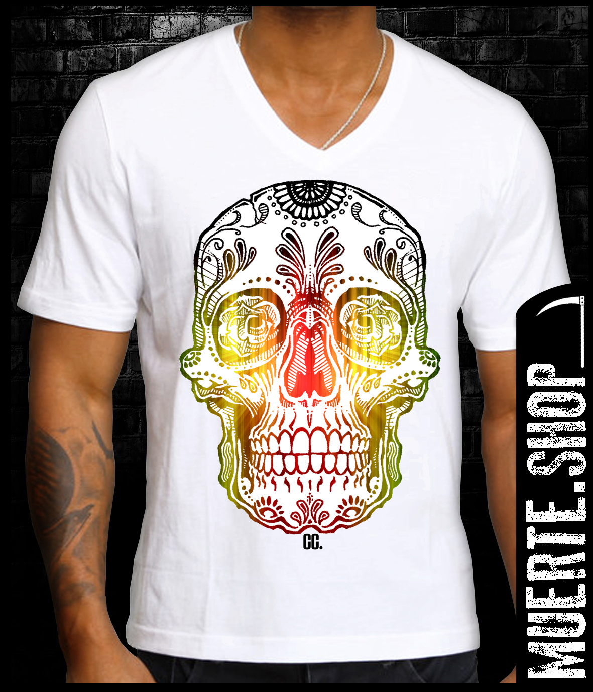 Tениска COLORED SUGARSKULL Tениска COLORED SUGARSKULL